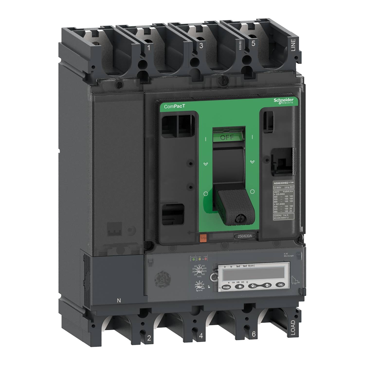 Schneider Electric C63R46E630 Leistungsschalter 1 St.