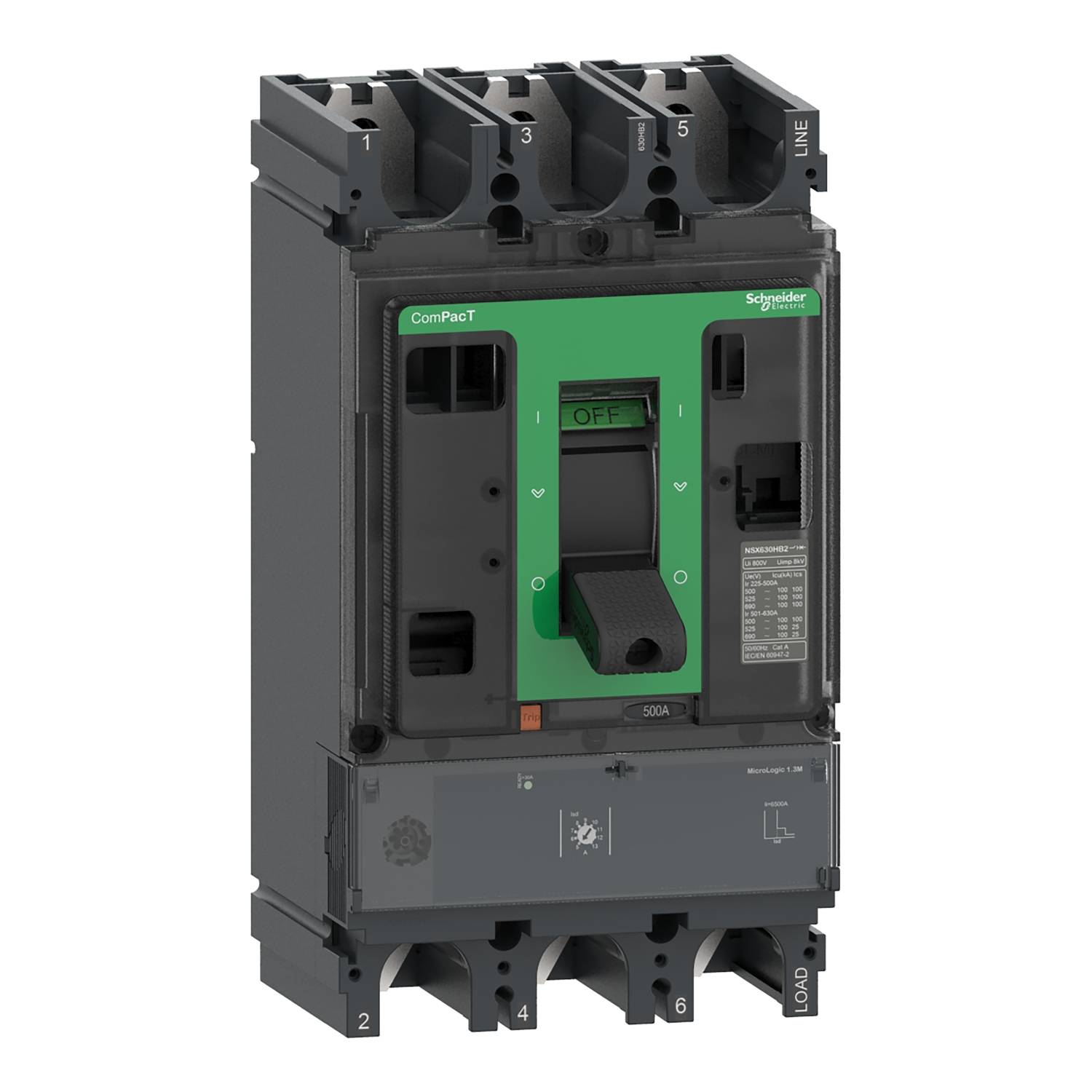 Schneider Electric C63V31M500 Leistungsschalter 1 St.