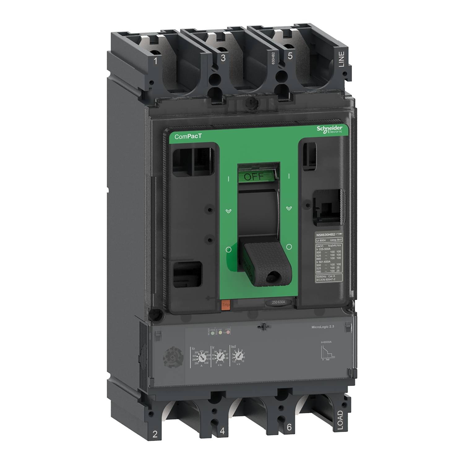 Schneider Electric C63V32D630 Leistungsschalter 1 St.