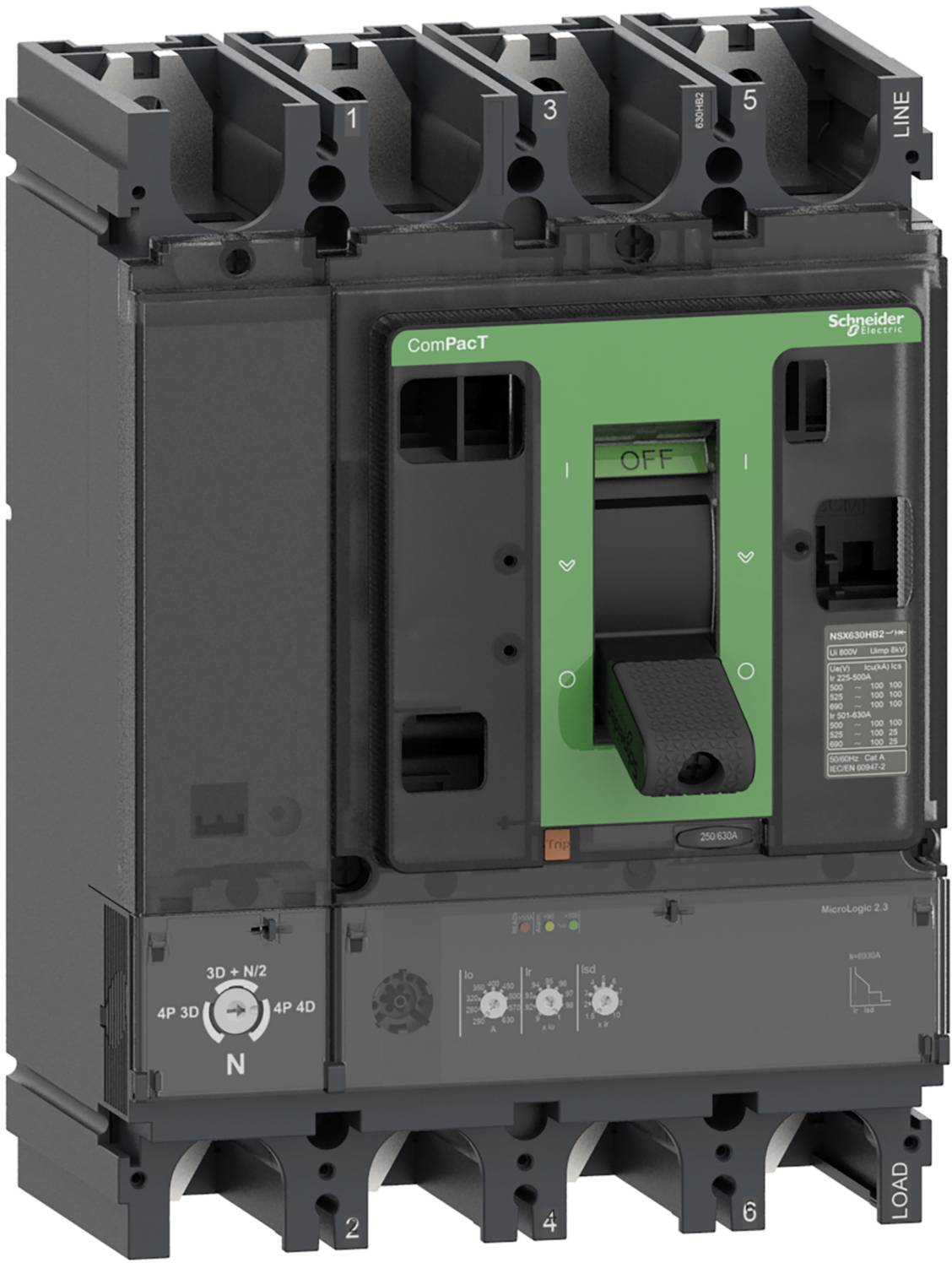 Schneider Electric C40W42D250 Leistungsschalter 1St.