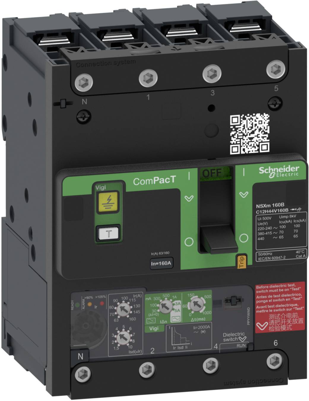 Schneider Electric C12H44V160B Leistungsschalter 1 St.