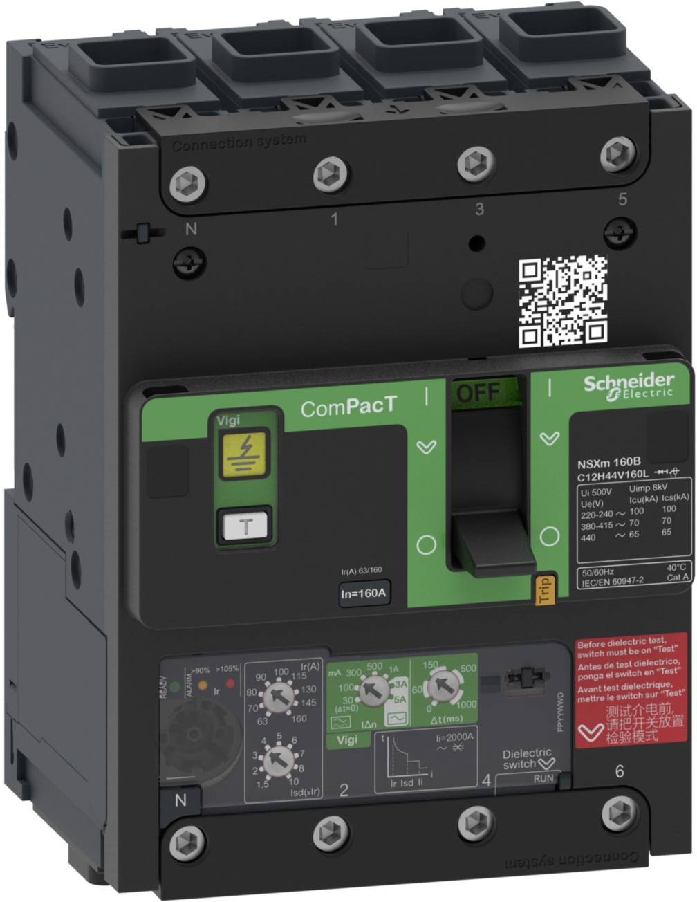 Schneider Electric C12N44V160L Leistungsschalter 1 St.