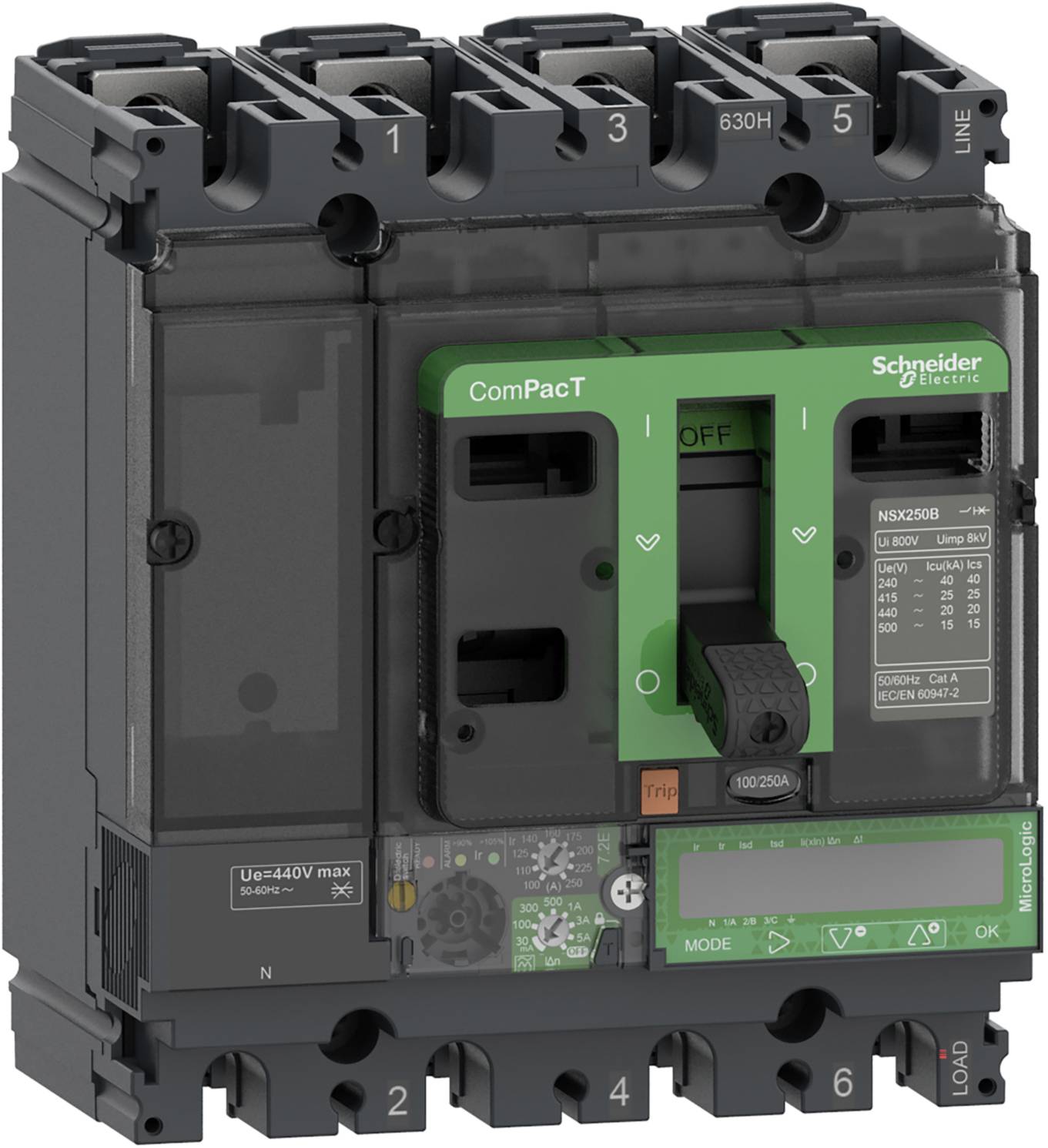 Schneider Electric C25H47E100 Leistungsschalter 1 St.