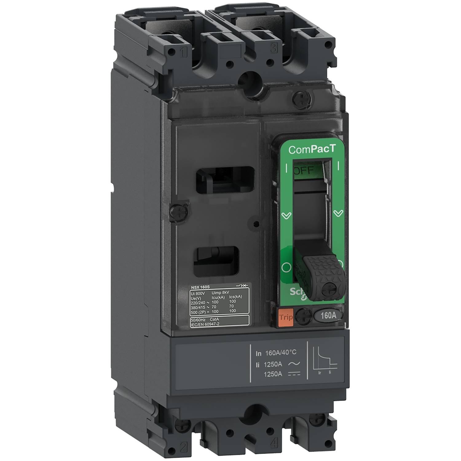 Schneider Electric C16M2TM125 Leistungsschalter 1 St.
