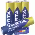 Varta Longlife LR03 Micro (AAA)-Batterie Alkali-Mangan 1200 mAh 1.5V 4St. Varta Longlife LR03 Micro (AAA)-Batterie Alkali-Mangan 1200 mAh 1.5V 4St.