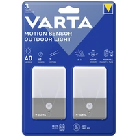 Varta 16634101402 Motion Sensor Outdoor Light Twin LED Camping-Leuchte 40lm batteriebetrieben 60g Grau Varta 16634101402 Motion Sensor Outdoor Light Twin LED Camping-Leuchte 40lm batteriebetrieben 60g Grau