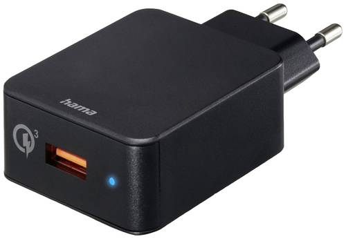 Hama USB-Ladegerät 19.5W Innenbereich, Steckdose Ausgangsstrom (max.) 3000mA Anzahl Ausgänge: 1 x