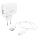 Hama USB Ladegerät 12W 1x USB-A, 1x Apple Lightning Weiß Innenbereich Hama USB Ladegerät 12W 1x USB-A, 1x Apple Lightning Weiß Innenbereich