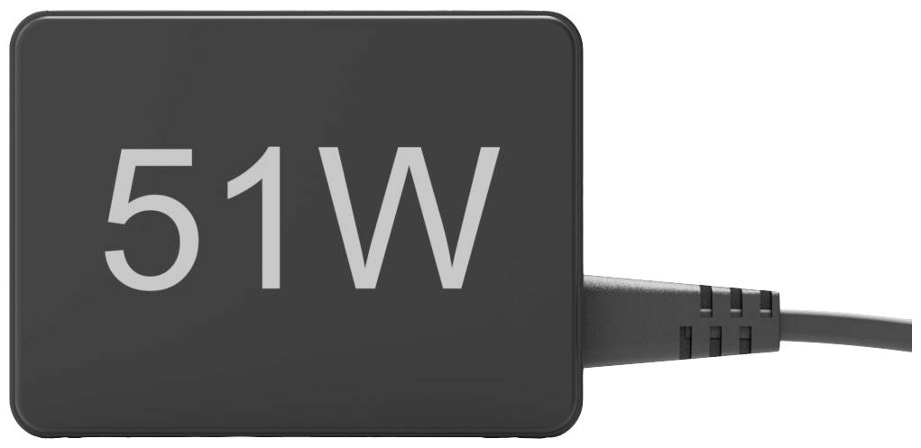 Hama USB Ladestation 51 W USB-A, USB-C® Schwarz Innenbereich