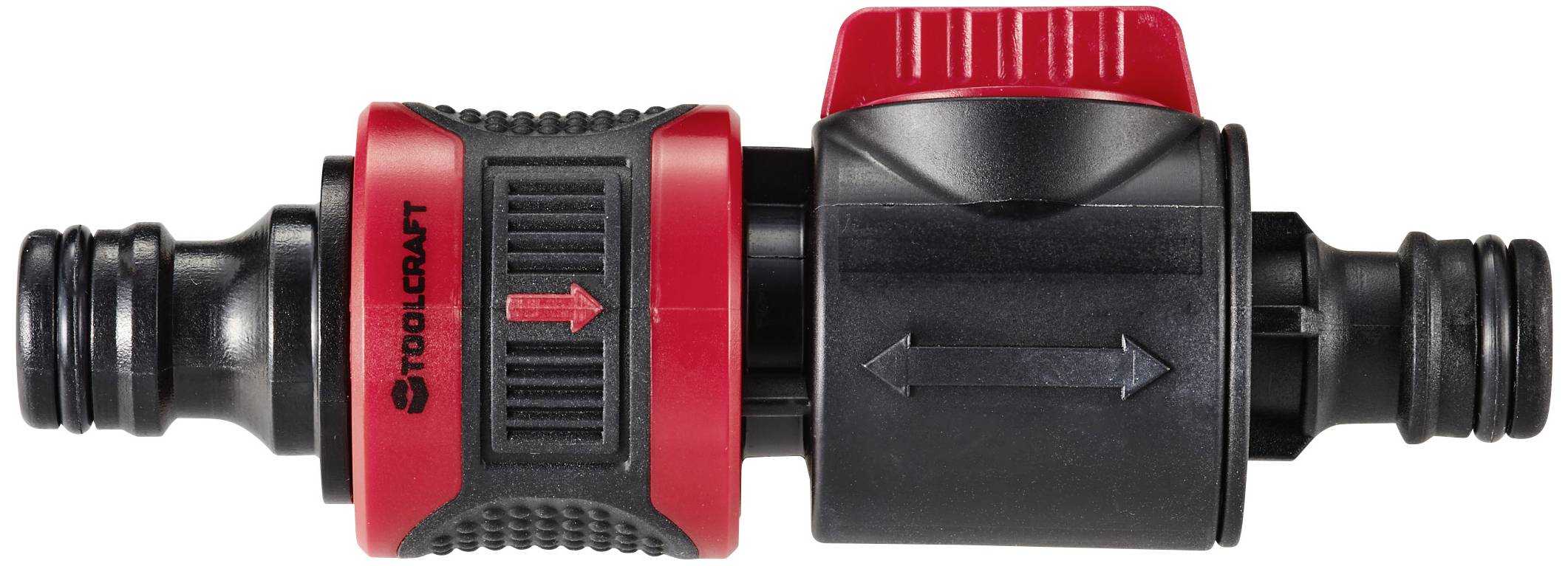 TOOLCRAFT TO-8809740 Kunststoff Kupplung Steckkupplung mit Regulierventil