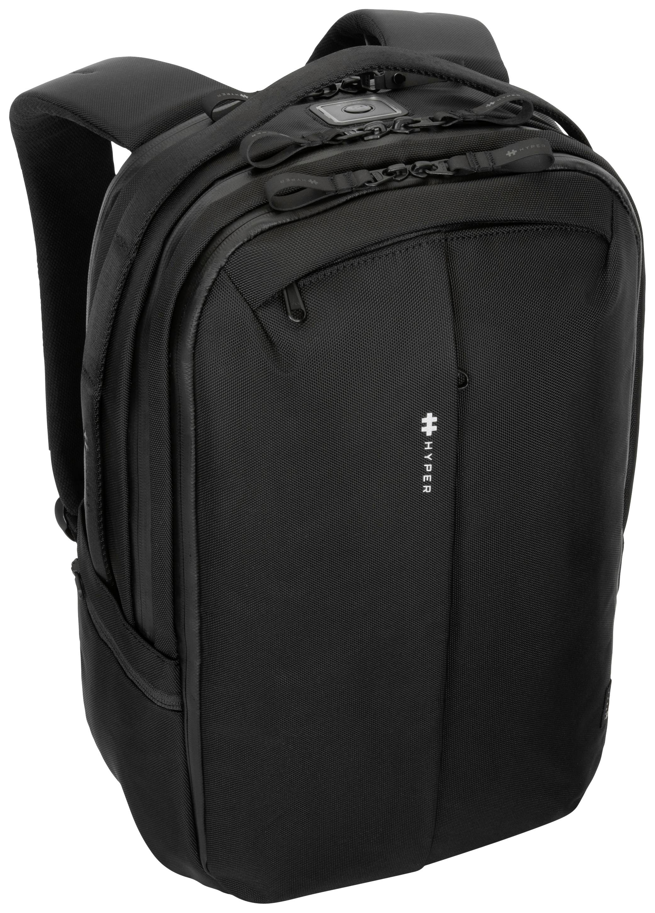 HYPER Notebook Rucksack HyperPack Pro Passend für maximal: 40,6 cm (16") Schwarz