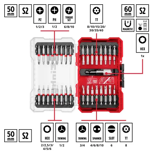Einhell 118903 Bit-Set 33teilig Einhell 118903 Bit-Set 33teilig