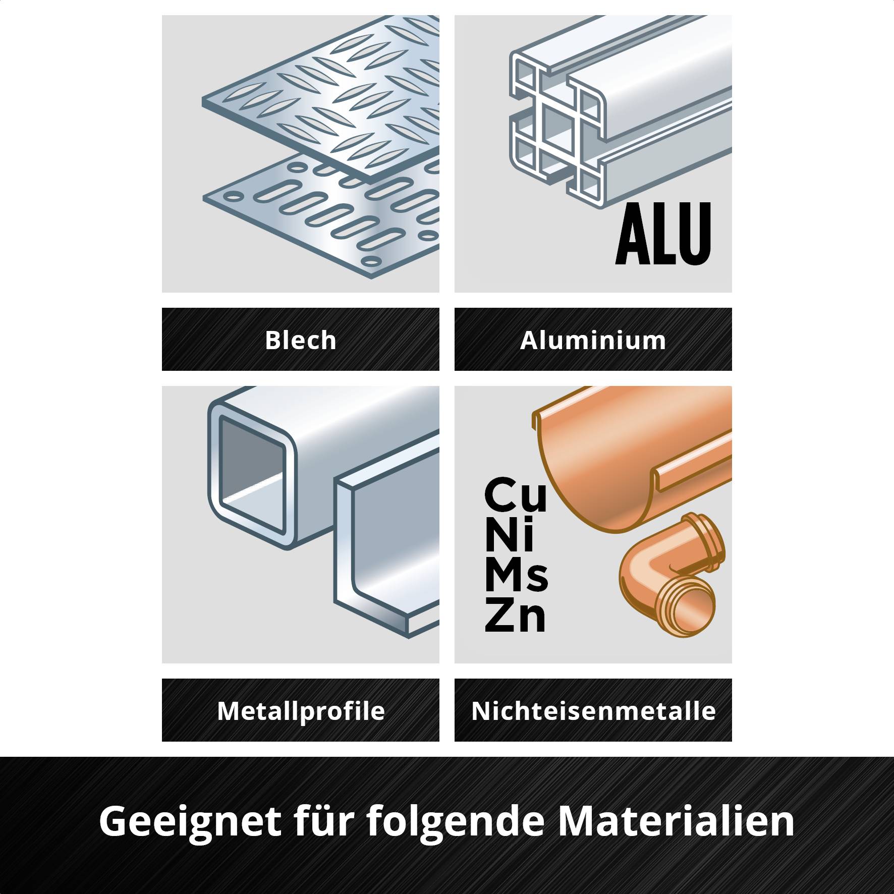 Einhell 108723 Metall-Spiralbohrer-Set 10teilig 2 mm, 2.5 mm, 3 mm, 3.5 mm, 4 mm, 4.5 mm, 5 mm, 5.5 mm, 6 mm, 6.5mm 1 Set
