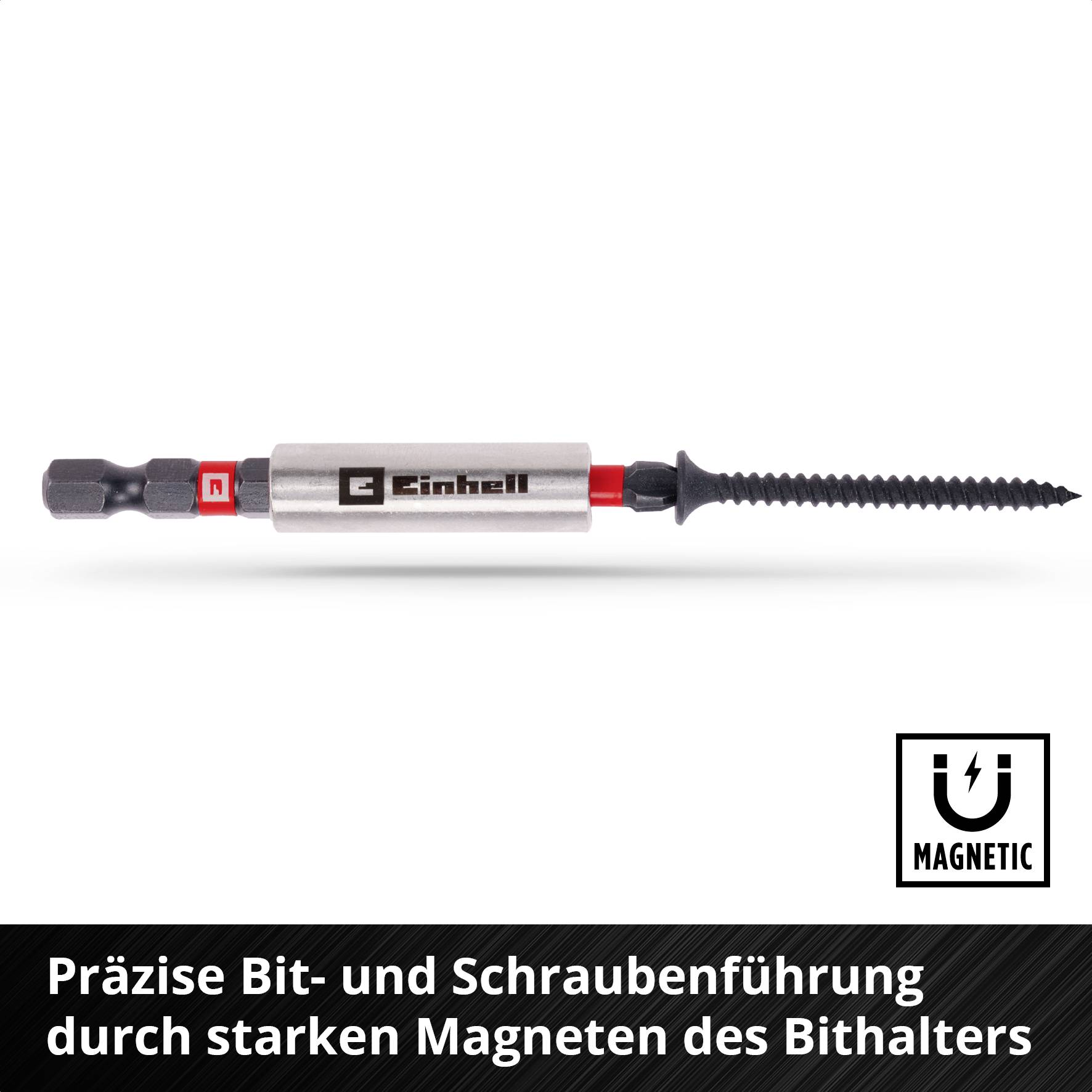 Einhell Steckschlüssel-Bit-Einsatz-Set 1/4" (6.3 mm) 18teilig 108709