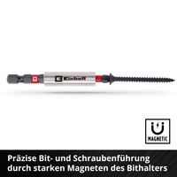 Einhell Steckschlüssel-Bit-Einsatz-Set 1/4" (6.3 mm) 18teilig 108709 Einhell Steckschlüssel-Bit-Einsatz-Set 1/4" (6.3 mm) 18teilig 108709