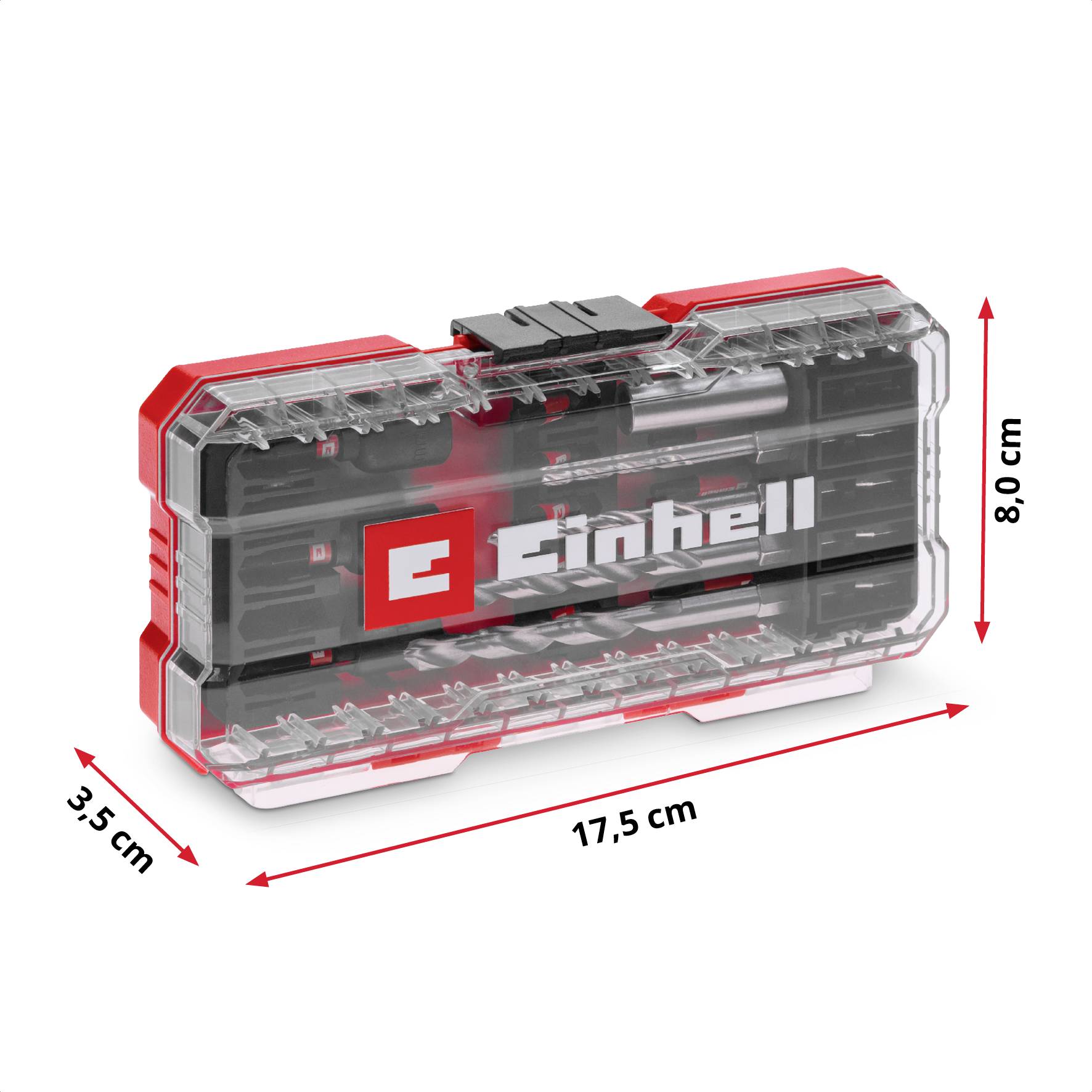 Einhell Steckschlüssel-Bit-Einsatz-Set 1/4" (6.3 mm) 18teilig 108709