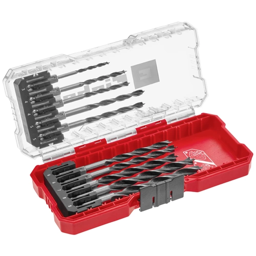 Einhell 108733 Holz-Spiralbohrer-Set 10teilig 3 mm, 4 mm, 5 mm, 6 mm, 7 mm, 8 mm 1 Set Einhell 108733 Holz-Spiralbohrer-Set 10teilig 3 mm, 4 mm, 5 mm, 6 mm, 7 mm, 8 mm 1 Set