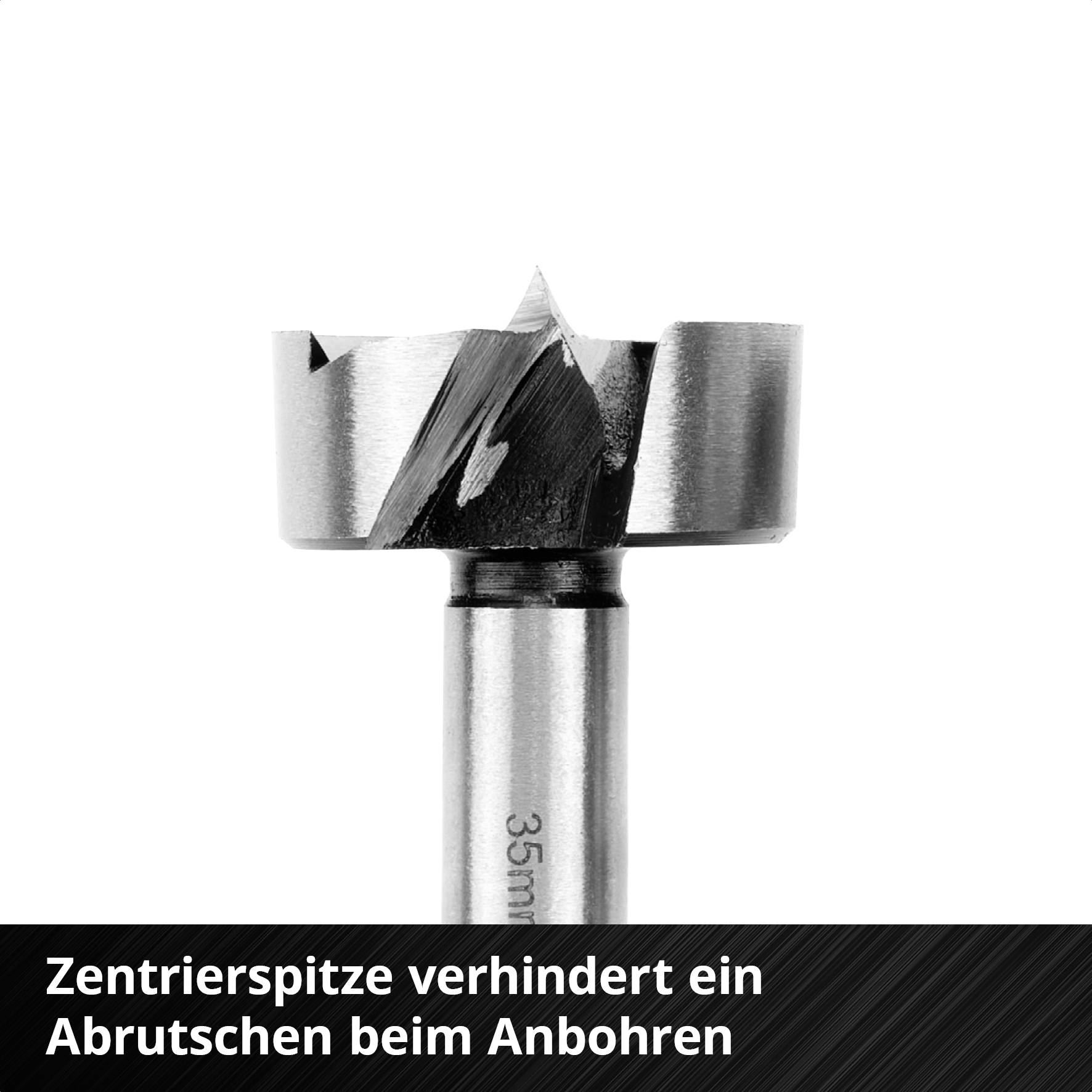 Einhell 706003 Forstnerbohrer-Set 5teilig 15 mm, 20 mm, 25 mm, 30 mm, 35mm 1 Set