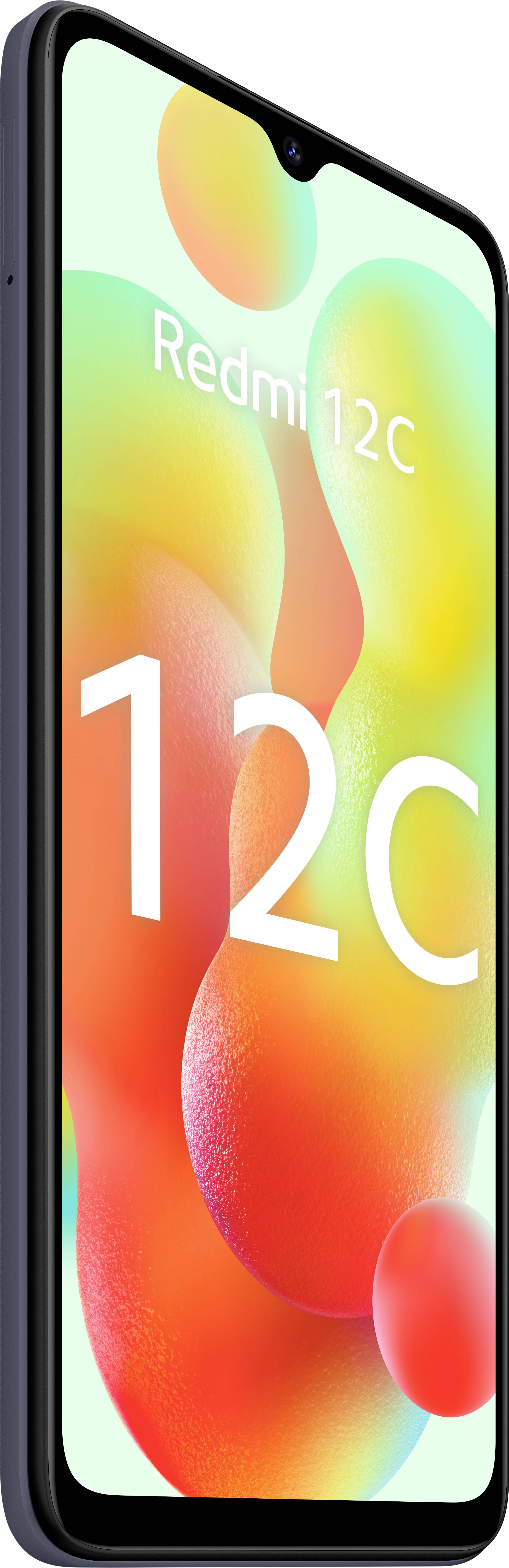 Xiaomi Redmi 12C Smartphone 64 GB 17 cm (6.71 Zoll) Graphitgrau Android™ 12