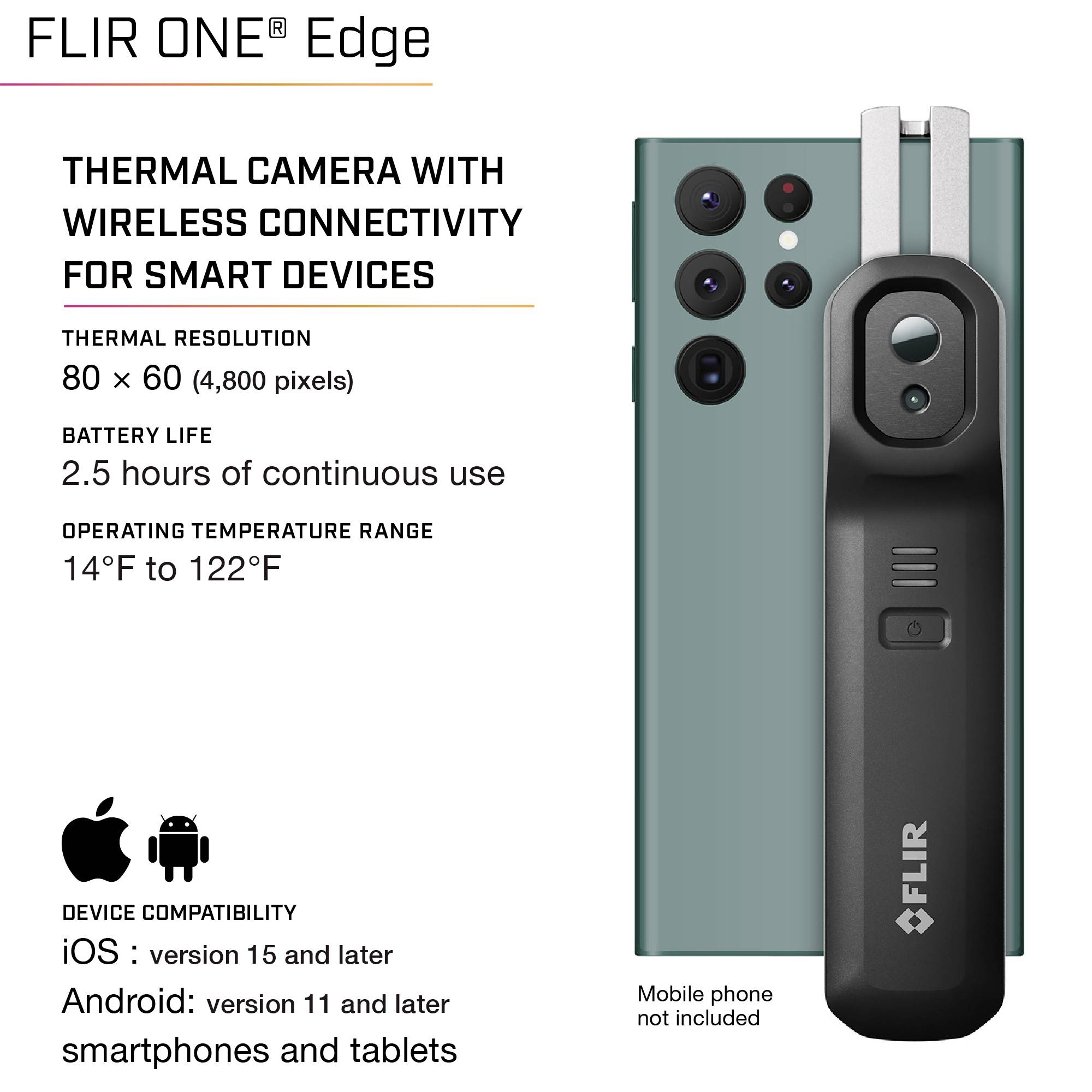 FLIR EDGE Wärmebildkamera -20 bis 120°C 8.7Hz