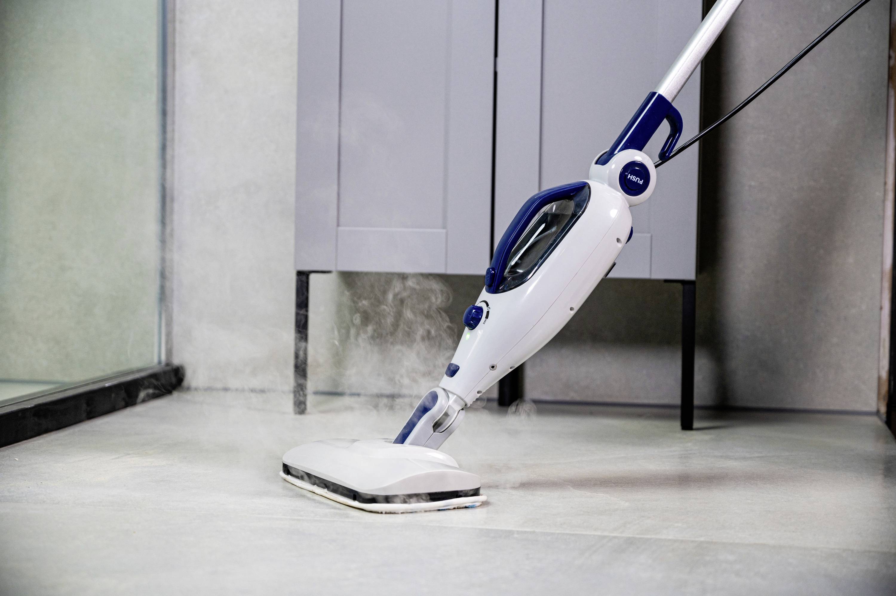 Dirt Devil Dampfreiniger DD7004 Weiß-Blau