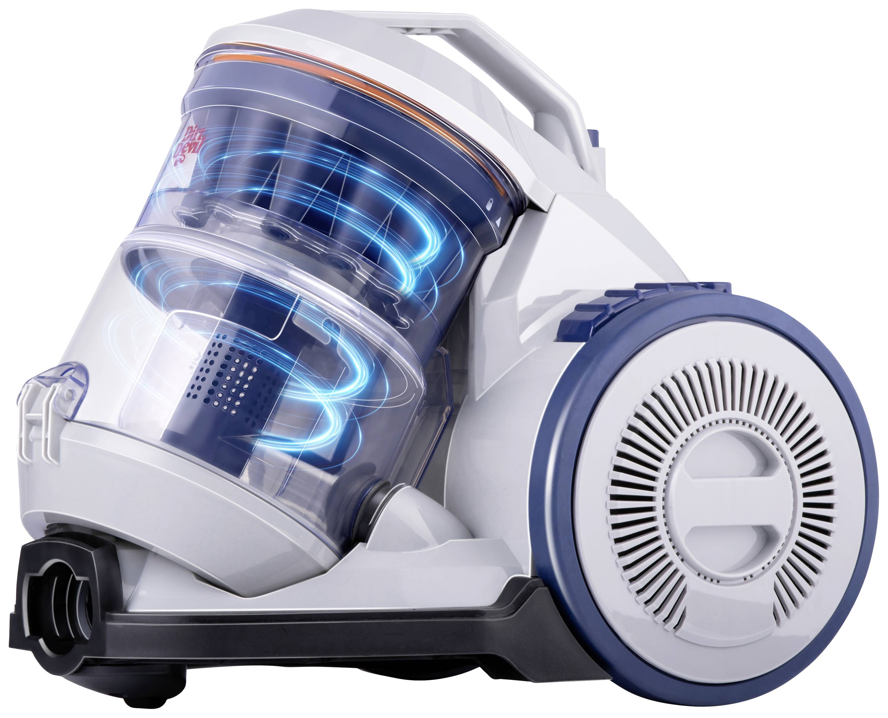 Dirt Devil Staubsauger Beutellos, Zyklon-Technik