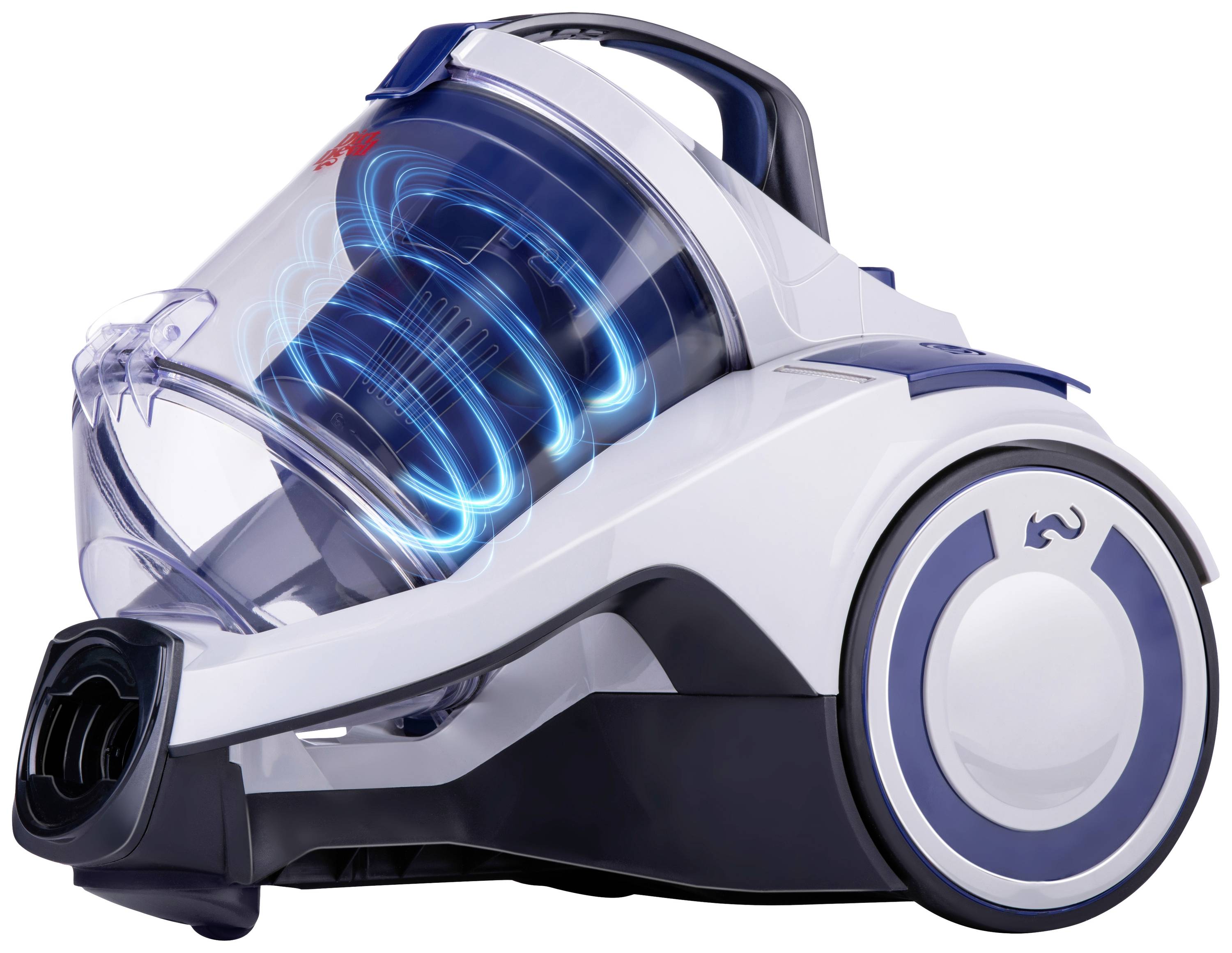 Dirt Devil Staubsauger Beutellos, Zyklon-Technik