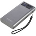 VOLTCRAFT PB PD65WLCD-20000 Powerbank 20000 mAh Fast Charge, Power Delivery 2.0 LiPo Grau (metallic