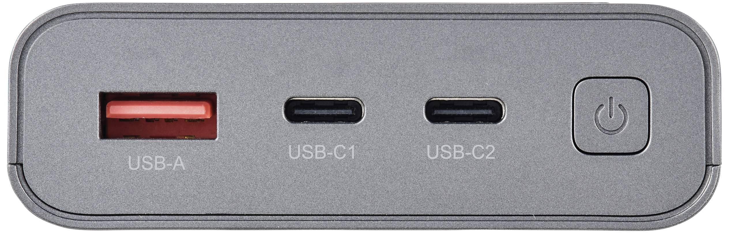 VOLTCRAFT PB PD65WLCD-20000 Powerbank 20000 mAh Fast Charge, USB PD 2.0 LiPo Grau (metallic)