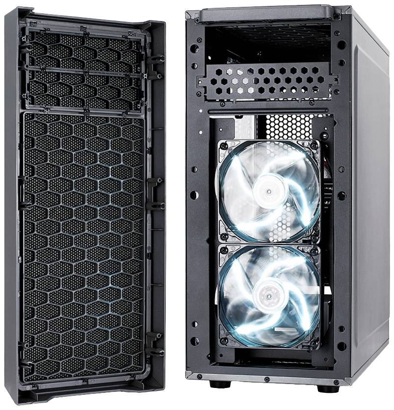 Fractal Design Focus G Midi-Tower PC-Gehäuse Schwarz, Grau