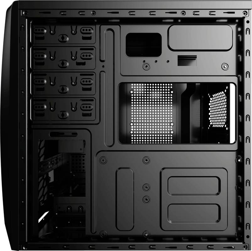 AeroCool CS‐1102 Midi-Tower PC-Gehäuse Schwarz
