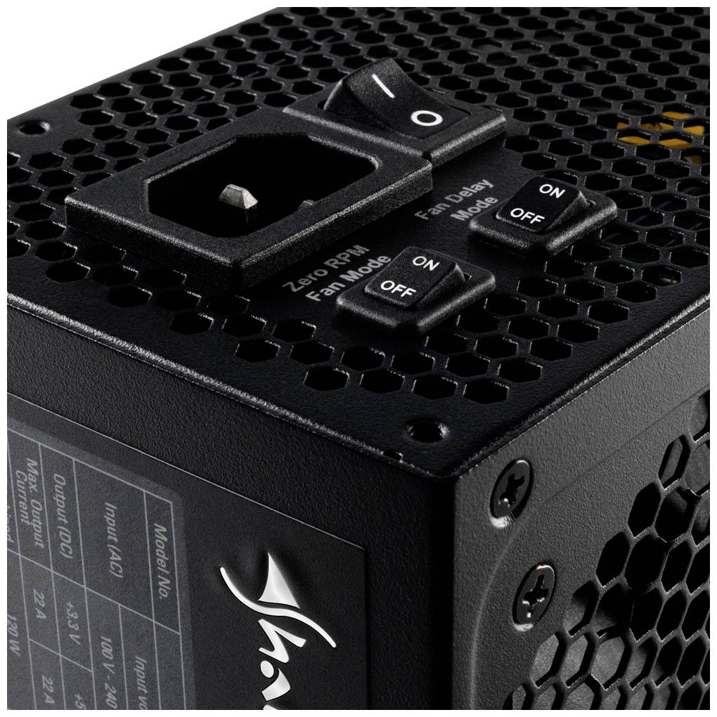Sharkoon SilentStorm Cool Zero PC Netzteil 850 W 80PLUS® Gold