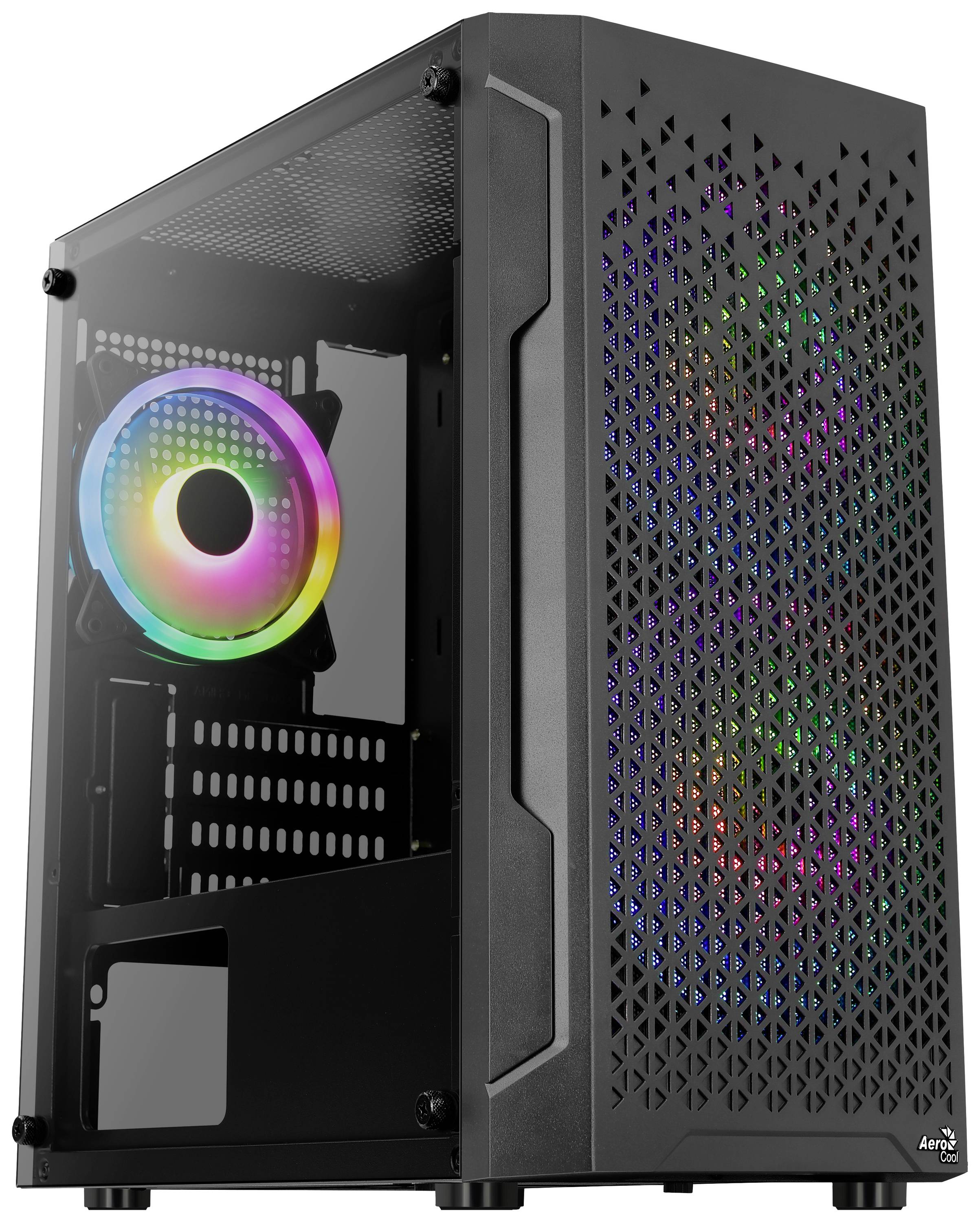 AeroCool Trinity Mini Mini-Tower PC-Gehäuse Schwarz