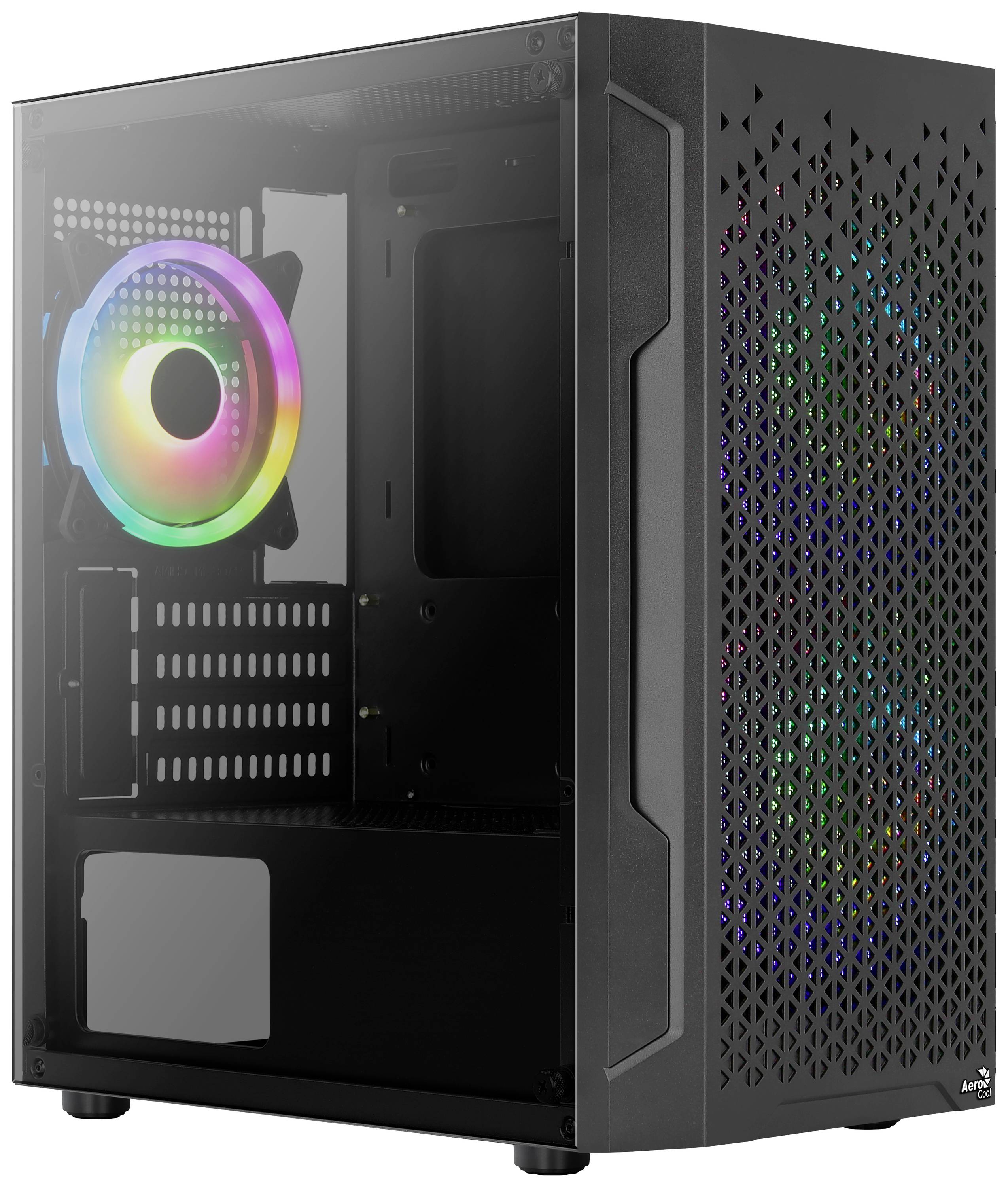 AeroCool Trinity Mini Mini-Tower PC-Gehäuse Schwarz