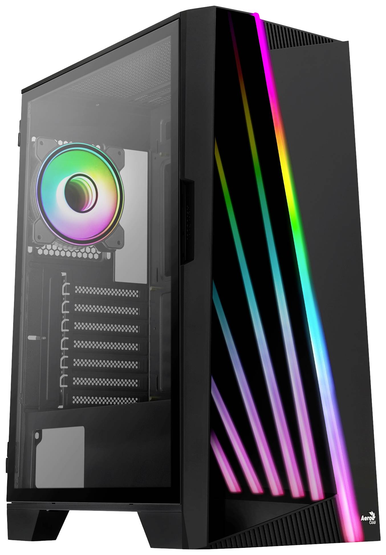 AeroCool Mirage Midi-Tower PC-Gehäuse Schwarz