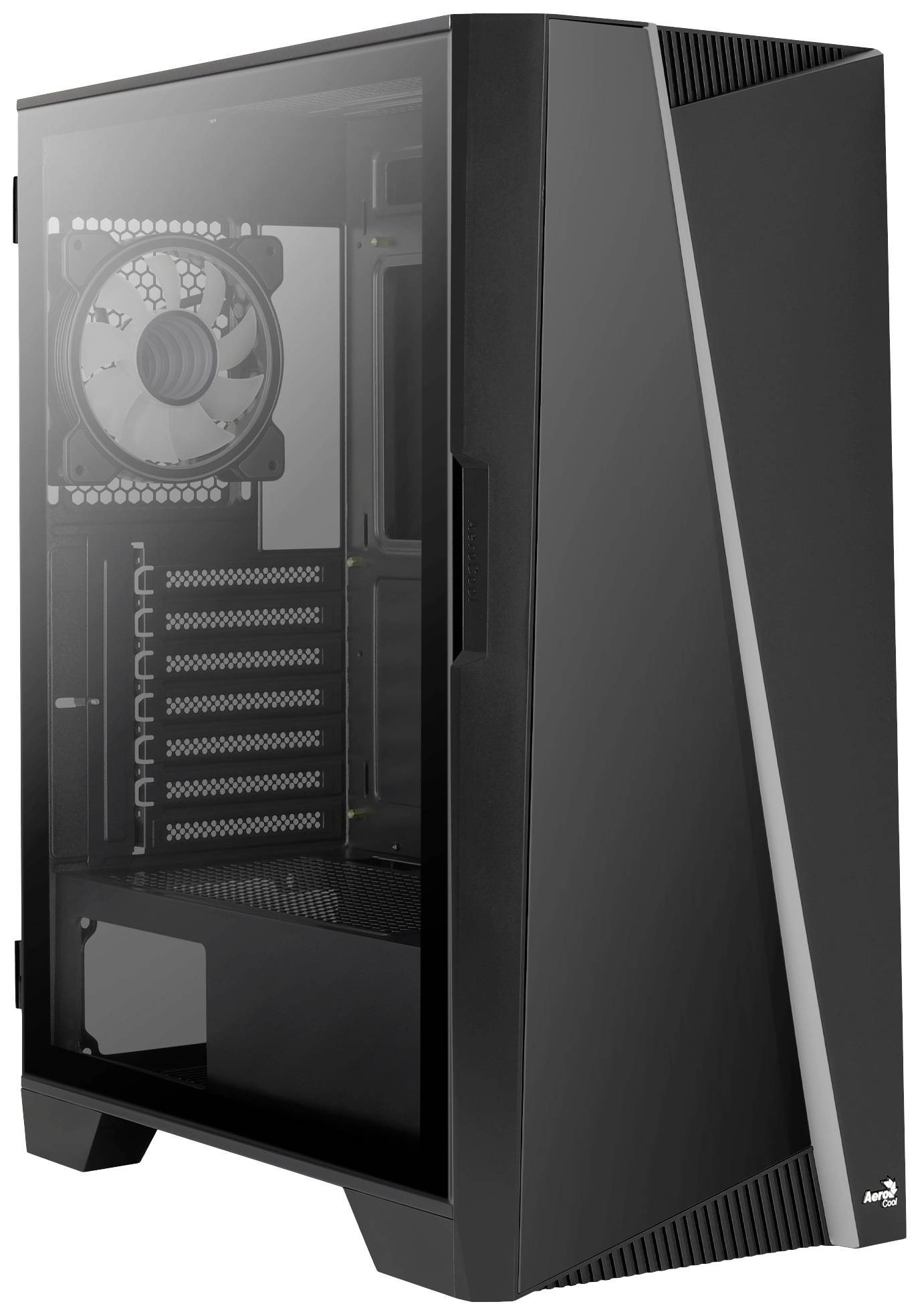 AeroCool Mirage Midi-Tower PC-Gehäuse Schwarz