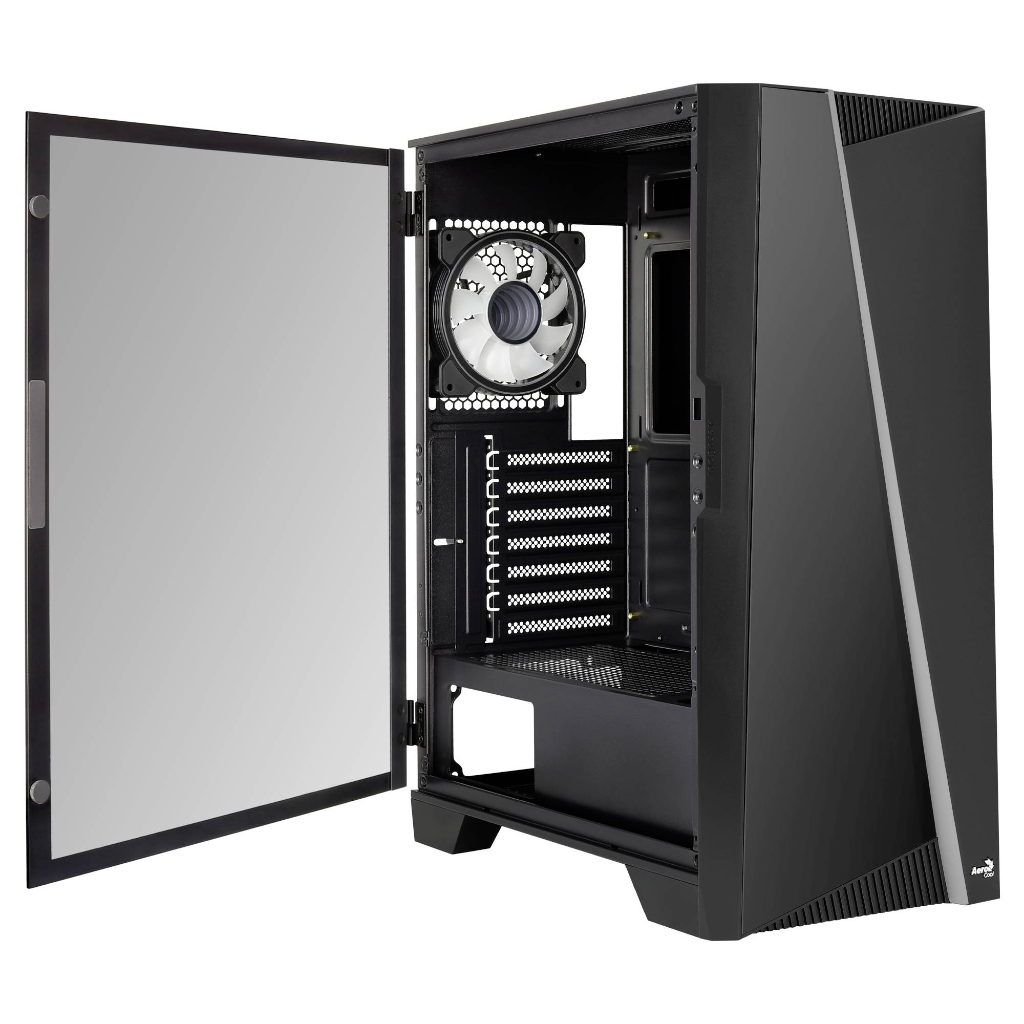 AeroCool Mirage Midi-Tower PC-Gehäuse Schwarz