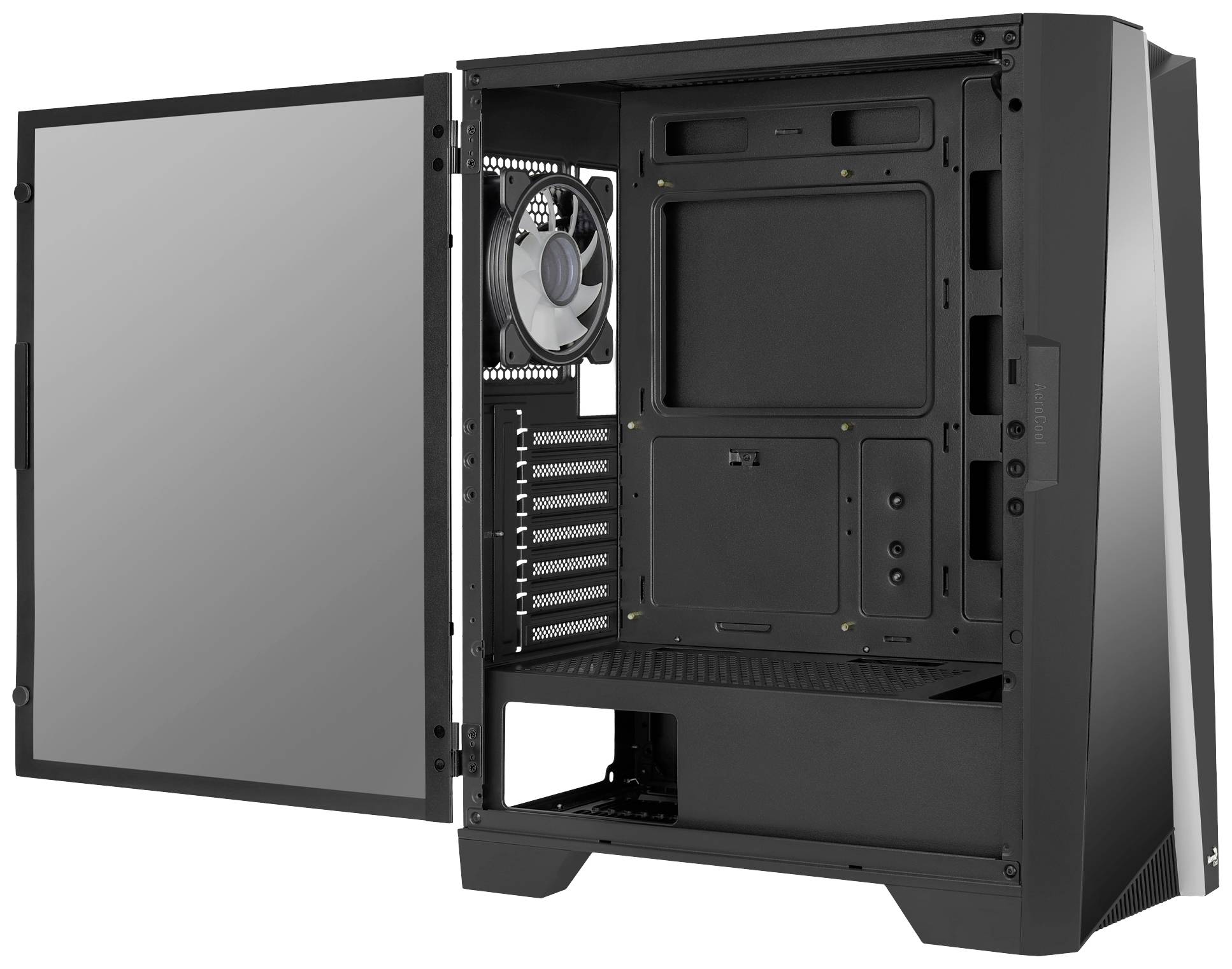 AeroCool Mirage Midi-Tower PC-Gehäuse Schwarz
