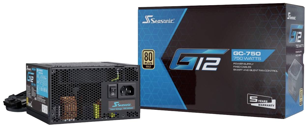 Seasonic G12-GC PC Netzteil 750 W 80PLUS® Gold