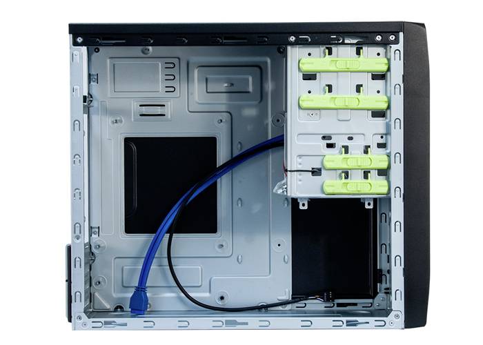 Chieftec CT-04B-OP Mini-Tower PC-Gehäuse Schwarz