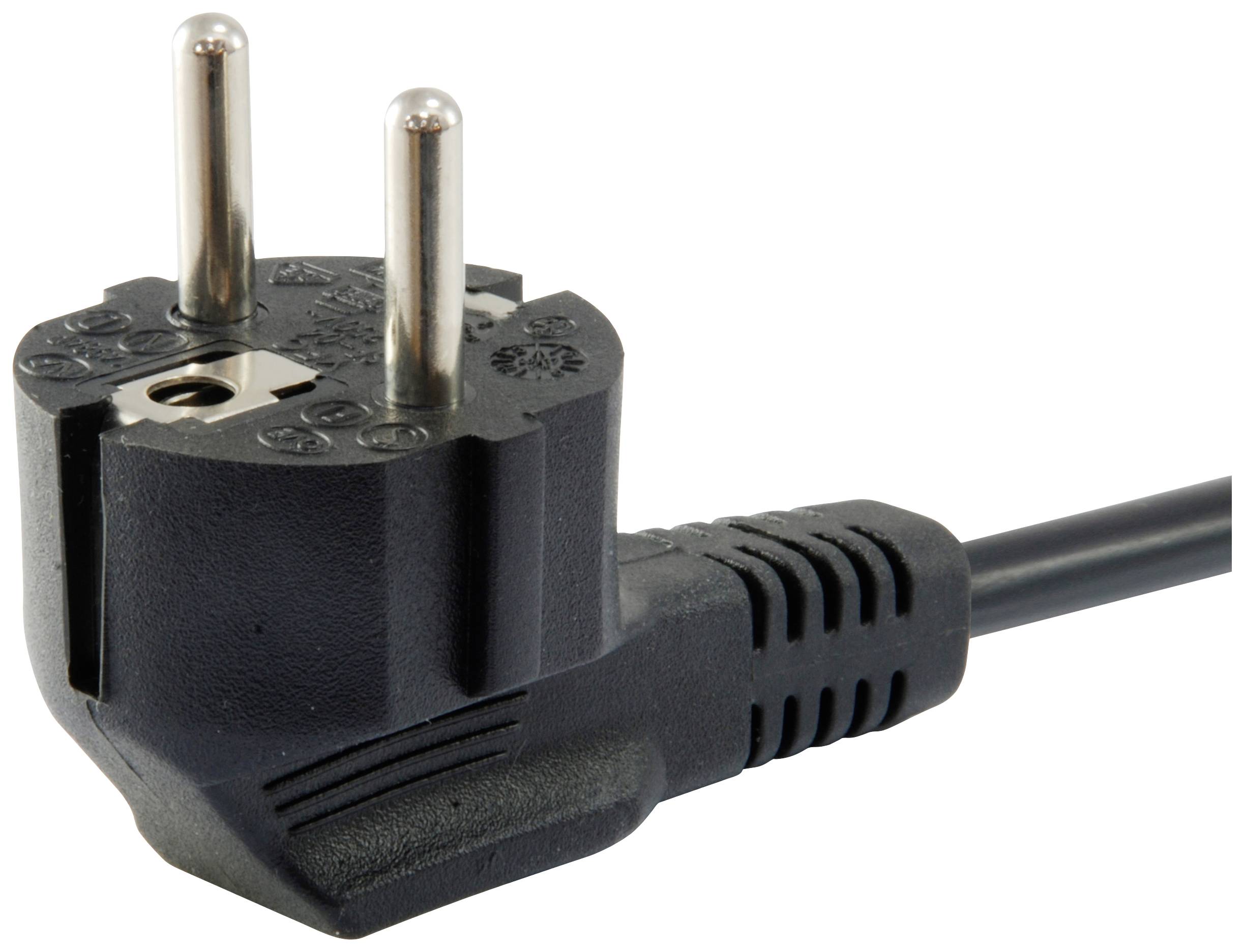 Equip Strom Anschlusskabel 3 m Schwarz