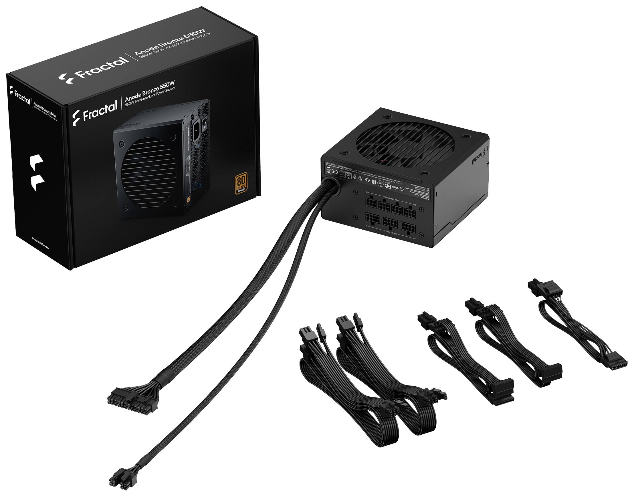 Fractal Design Anode PC Netzteil 550 W 80PLUS® Bronze