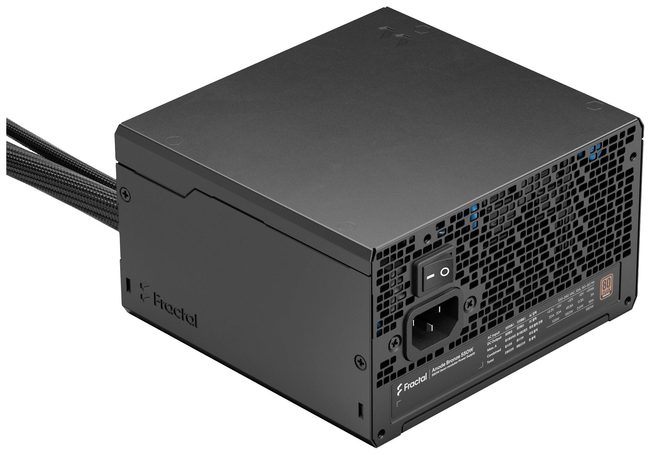 Fractal Design Anode PC Netzteil 550 W 80PLUS® Bronze
