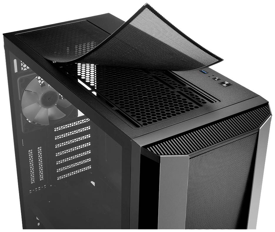Sharkoon TG7M RGB PC-Gehäuse Schwarz