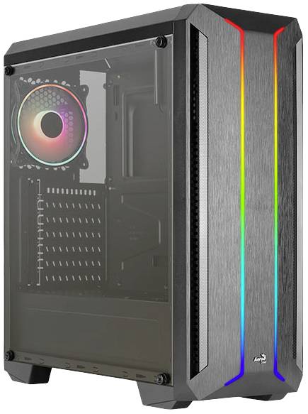 AeroCool Skyline ARGB Midi-Tower PC-Gehäuse Schwarz