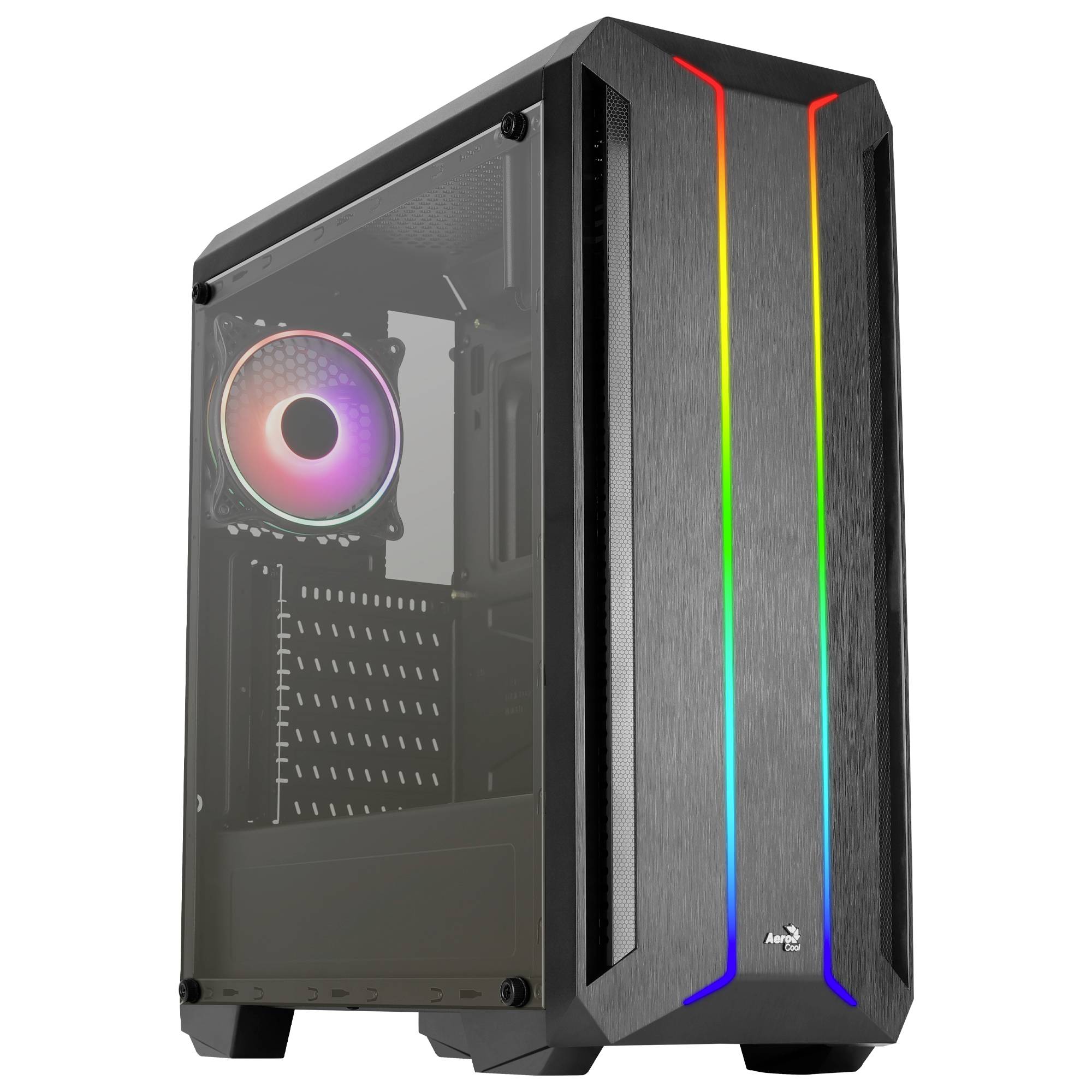 AeroCool Skyline-A-BK-v2 Midi-Tower PC-Gehäuse Schwarz