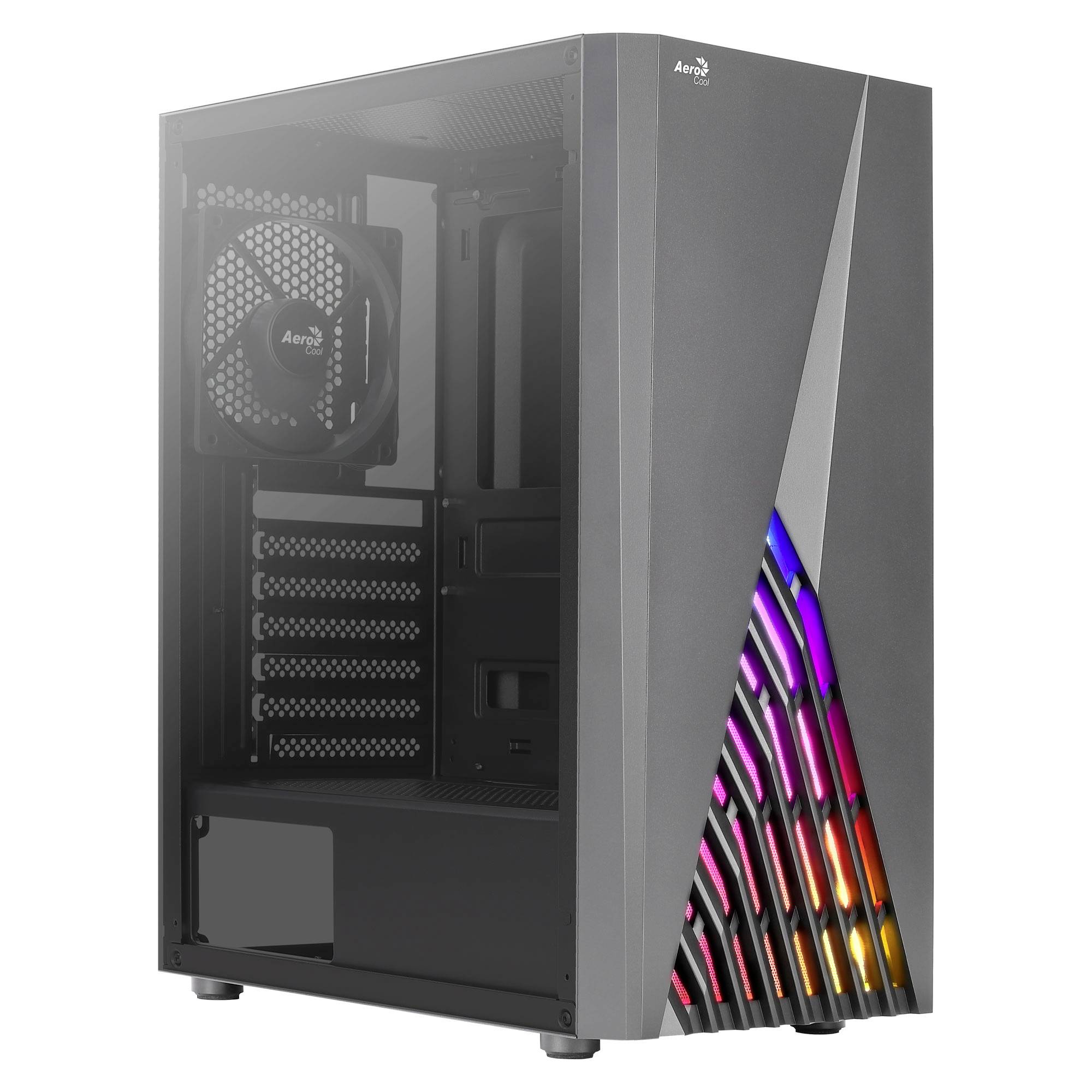 AeroCool Delta Midi-Tower PC-Gehäuse Schwarz