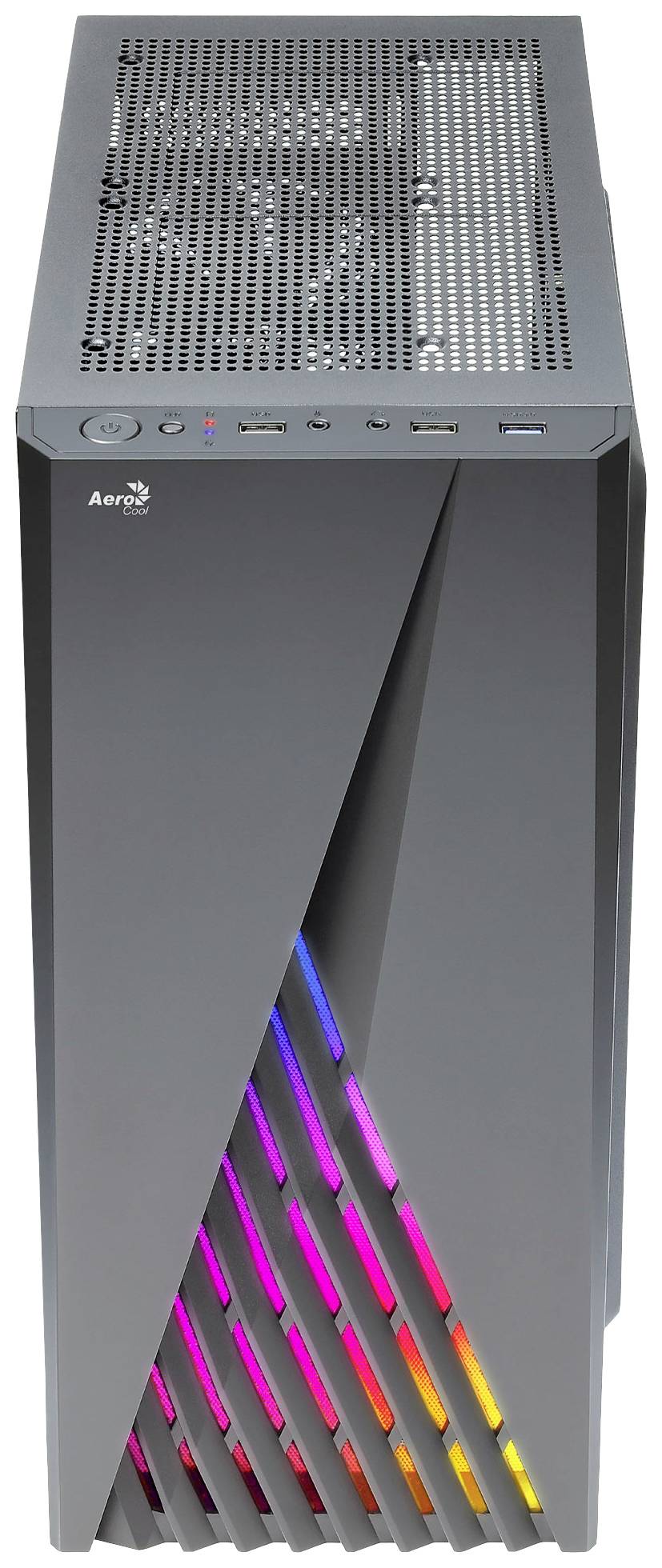 AeroCool Delta Midi-Tower PC-Gehäuse Schwarz
