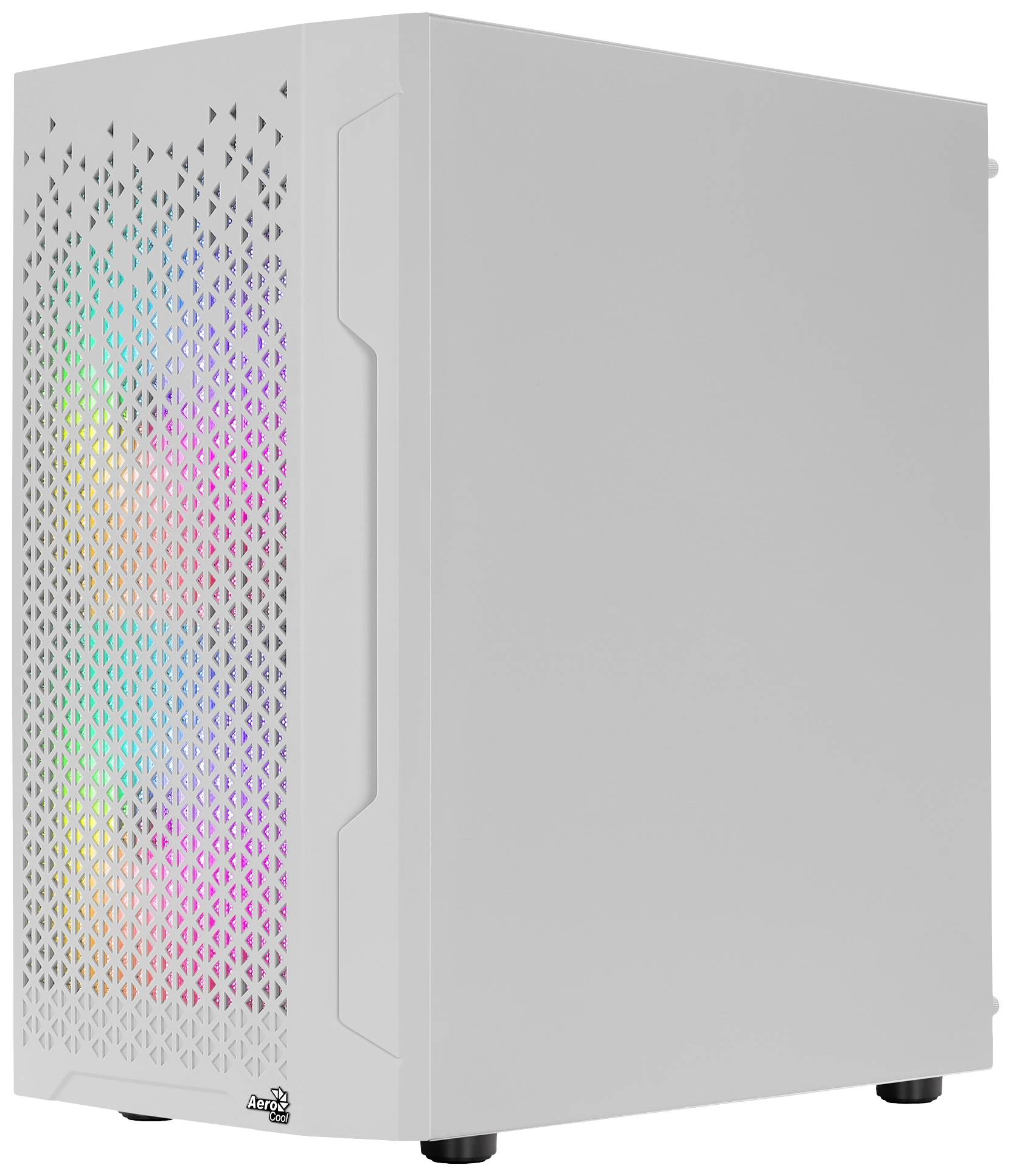 AeroCool Trinity Mini Mini-Tower PC-Gehäuse Weiß