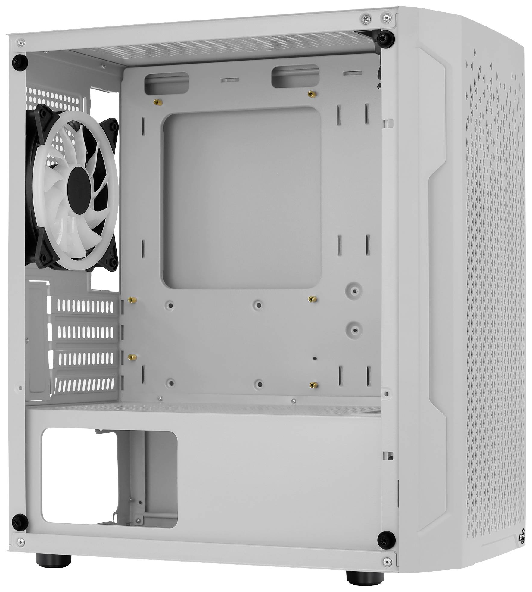 AeroCool Trinity Mini Mini-Tower PC-Gehäuse Weiß